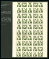 1934, Vignettes Expérimentales, Type H. Estiennne, - Proofs, Unissued, Experimental Vignettes
