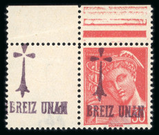 Bretagne - Breiz-Unan: Type Mercure, Mayer N°1M/4M - Liberación