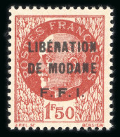 Modane (Savoie): Type Bersier, Mayer N°1 **, Tirage - Befreiung