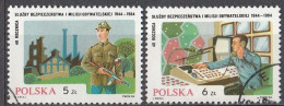 POLAND 2937-2938,used,falc Hinged - Politie En Rijkswacht