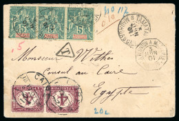 1901, Lettre De Tamatave (Madagascar) Pour Un Consul - Other & Unclassified