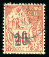 1889, Alphée Dubois, Y&T N°6 O Surcharge 25 Sur 40 - Otros & Sin Clasificación