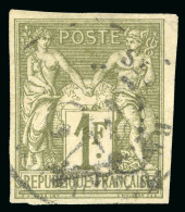 1885, Type Sage, Tillard 1885-3 (cote 4'500€) - Y&T - Used Stamps