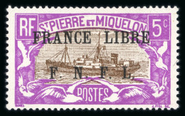 1941-1942, France Libre F.N.F.L., Y&T N°236 **, Centrage - Other & Unclassified