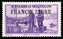 1941-1942, France Libre F.N.F.L., Y&T N°258 **, Centrage - Other & Unclassified