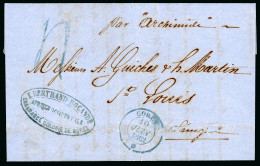 1862, Lettre Intérieur Au Sénégal De Gorée Pour Saint - Other & Unclassified