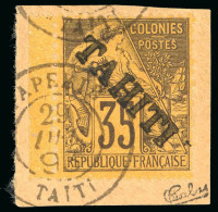 1893, Alphée Dubois, Y&T N°16a O 35 Centimes Violet-noir - Otros & Sin Clasificación