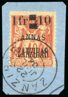 1904, Type Sage, Y&T N°62 O, Sur Fragment, Belle Oblitération - Otros & Sin Clasificación