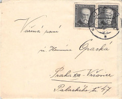 CZECHOSLOVAKIA - LETTER 1937 JICIN - PRAHA / 1279 - Lettres & Documents