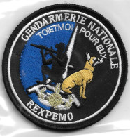 Ecusson Tissu GENDARMERIE NATIONALE REXPEMO TOI ET MOI POUR EUX - Police & Gendarmerie