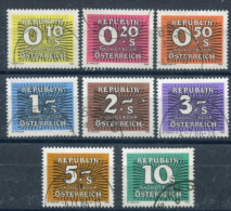 AUSTRIA 1985-89 Postage Due Used  Michel 260-67 - Segnatasse