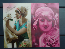 2 Cpa  Sainte-Catherine -  Femmes à La Pose -  Une Cpa écrite De St-Germain-sur-Bresle 1929 - Sainte-Catherine