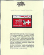 SUISSE 1991: Encart à L'occasion Des 700 Ans De La Confédération Avec Carte-téléphone Spéciale - Autres - Europe