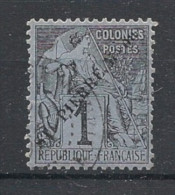 SPM - 1891 - N°YT. 18c - Type Alphée Dubois 1c Noir - VARIETE Sans Tiret - Oblitéré / Used - Gebruikt