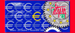 Nuovo - MNH - ITALIA - 1998 - Esposizione Mondiale Di Filatelia, A Milano - Giornata Dell'Europa - Libretto - 800 - Markenheftchen