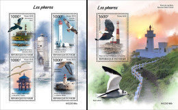 Niger 2023, Lighthouses, Birds, 4val In BF+BF - Albatros