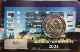 2 Euro Gedenkmünze 2023 Nr. 29 - Zypern / Cyprus - Zentralbank BU Coincard - Cyprus