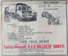 STAR 20 TRUCKS ADVERTISING/ SPARE PARTS ARE PLENTY - Vrachtwagens