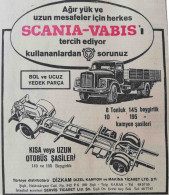 SCANIA-VABIS TRUCKS ADVERTISING/ SHORT AND LONG BUS CHASSIS - Trucks