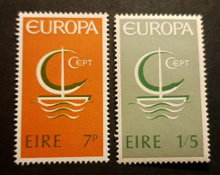 IRLAND 1966  Europa CEPT  Mi. 188 - 189 Postfrisch/** MNH Kompletter Satz - Nuevos