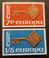 IRLAND 1968  Europa CEPT  Mi. 202 - 203 Postfrisch/** MNH Kompletter Satz - Unused Stamps