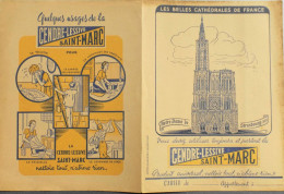 Protège Cahier - Cendre-Lessive Saint-Marc - Belles Cathédrales - N.D. De Starsbourg (XIVe) - Illustr. G. Lalart - BE - Book Covers