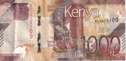 BILLETE DE KENIA DE 1000 SHILINGI DEL AÑO 2019 (BANK NOTE) - Kenya