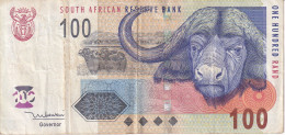 BILLETE DE SURAFRICA DE 100 RAND DEL AÑO 2005 (BANKNOTE)  BUFALO - Suráfrica