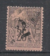 SPM - 1892 - N°YT. 46 - Type Alphée Dubois 2c Sur 25c Noir - Neuf * / MH VF - Nuevos