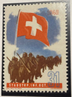 Schweiz Swiss Soldatenmarken  Stabstrp. Inf. Rgt. 31 Z 23 - Vignettes