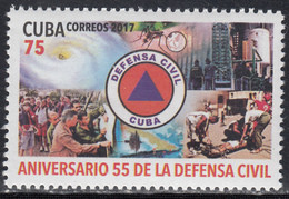 CUBA MNH 2017 Sc  5971   Defense - FDC