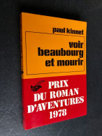 LE MASQUE Policier N° 1530  VOIR BEAUBOURG ET MOURIR Paul KINNET 1978 - Le Masque