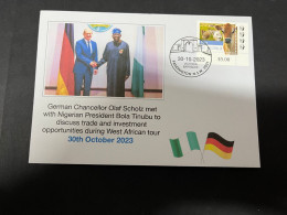 3-11-2023 (1 V 13) Germany Cancellor Scholz Visit To Nigeria And Meeting With President Bola Tinubu - Nigeria (1961-...)