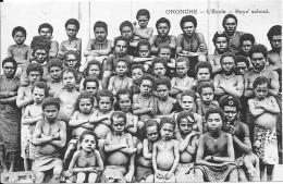 ONONGHE - L'École - Papua-Neuguinea