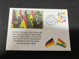 3-11-2023 (1 V 13) Germany Cancellor Scholz Visit To Ghana And Meeting With President Akufo-Addo - Ghana (1957-...)