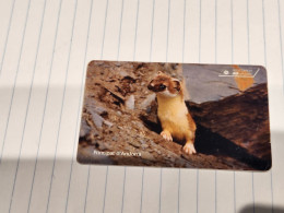 ANDORRA-(AD-STA-0078)-Pine Marten-(2)(50units)(?)(8/97)(tirage-20.000)used Card+1card - Andorre