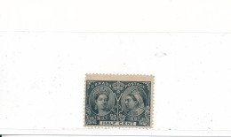 Canada N° 38 Neuf (*) Et Petit Aminci Au Dos - Unused Stamps