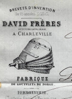 1872 ENTETE David Frères à Charleville  Soufflets De Forge  Pour Mathieu Fils à  Matton Et Clemency  Ardennes - 1800 – 1899