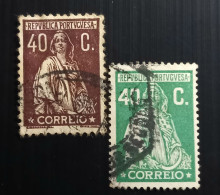 Portugal 1920 -1926 Ceres Modèle: Constantino De Sobral Fernandes Y José Sérgio De Carvalho E Silva. - Oblitérés