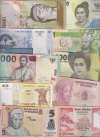 DWN - 75 World UNC Different Banknotes - FREE MYANMAR 5 Kyats 1995 (P.70b) REPLACEMENT CY - Sammlungen & Sammellose