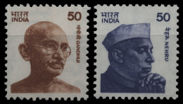 Indien 1983 - Mi-Nr. 939-940 ** - MNH - Gandhi & Nehru - Ungebraucht