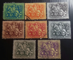 Portugal  1953 Stamps King Denys 1er On Horseback – Modèle: Martins Barata X 8 Used - Oblitérés