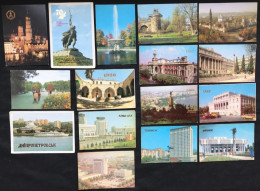 Soviet Pocket Calendars Set #7  Set Of 16 1986-1991 - Big : 1981-90