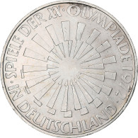 Monnaie, République Fédérale Allemande, 10 Mark, 1972, Munich, SUP, Argent - Autres & Non Classés