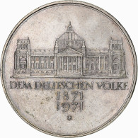 République Fédérale Allemande, 5 Mark, 1971, Karlsruhe, SUP, KM:128.1 - 5 Marchi