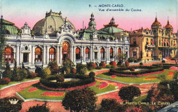 MONACO - Monte-Carlo - Vue D'ensemble Du Casino - Colorisé - Carte Postale - Monte-Carlo