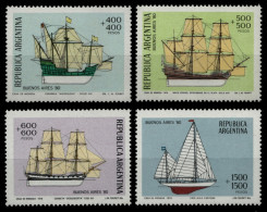 Argentinien 1979 - Mi-Nr. 1405-1408 ** - MNH - Schiffe / Ships - Nuovi
