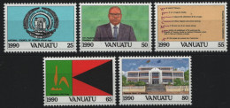 Vanuatu 1990 - Mi-Nr. 839-843 ** - MNH - 10 Jahre Unabhängigkeit - Vanuatu (1980-...)