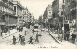 FRANCE - Marseille - La Canebière - Animé - Carte Postale Ancienne - The Canebière, City Centre