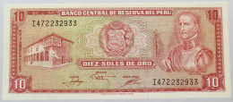 PERU 10 SOLES 1976 TOP #alb016 0399 - Pérou